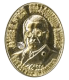 Diamond James E. West Fellowship Award featuring a relief portrait of James E. West.