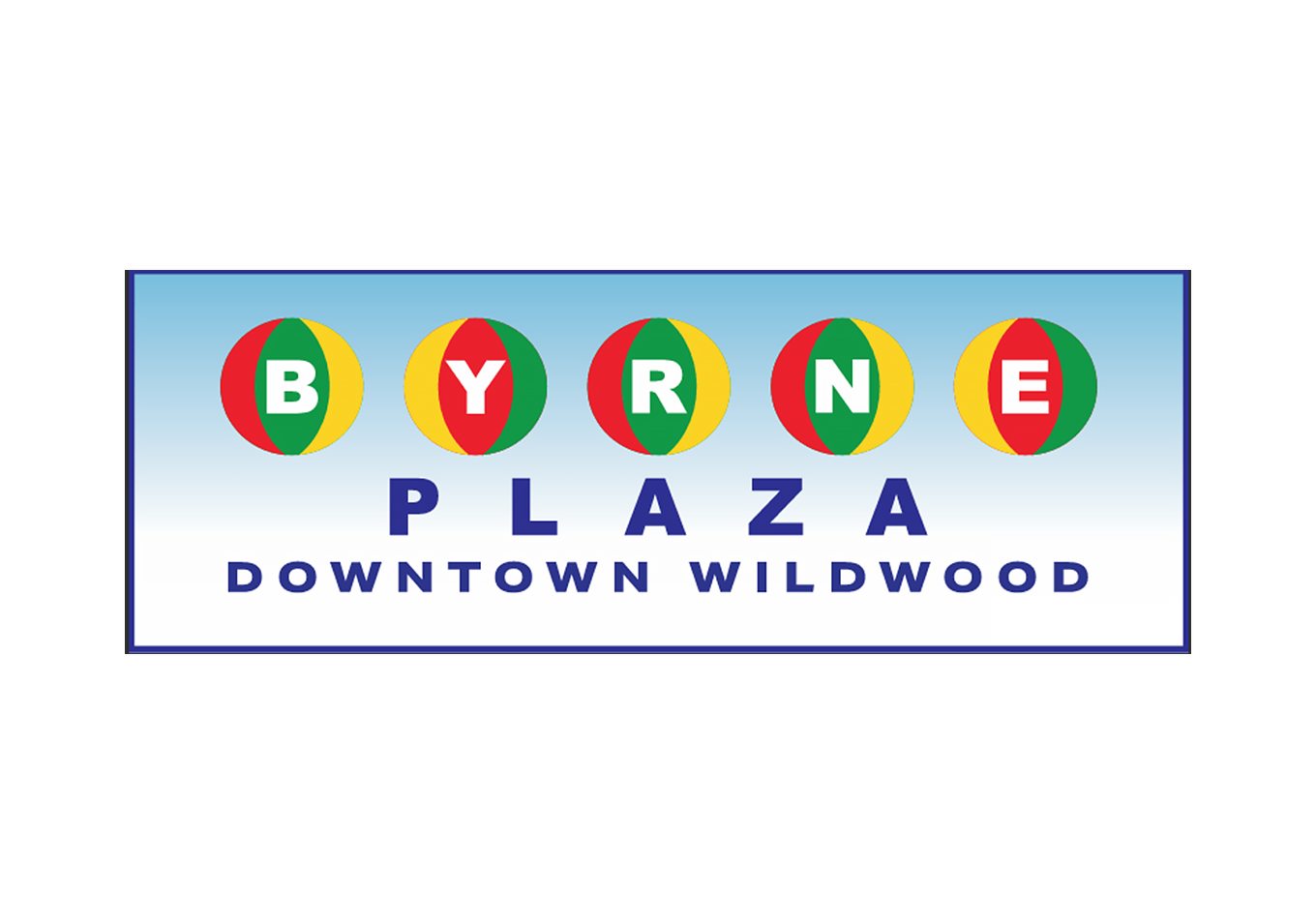 Byrne Plaza Downtown Wildwood logo.