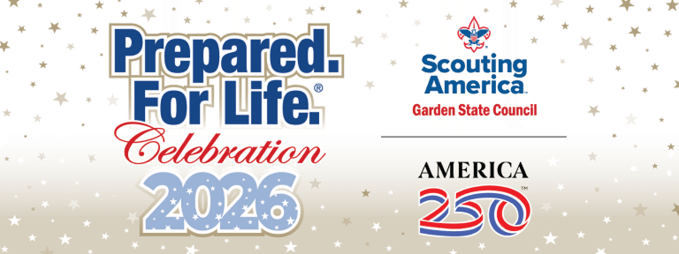Garden State Council 2026 Prepared for Life Celebration event banner.
