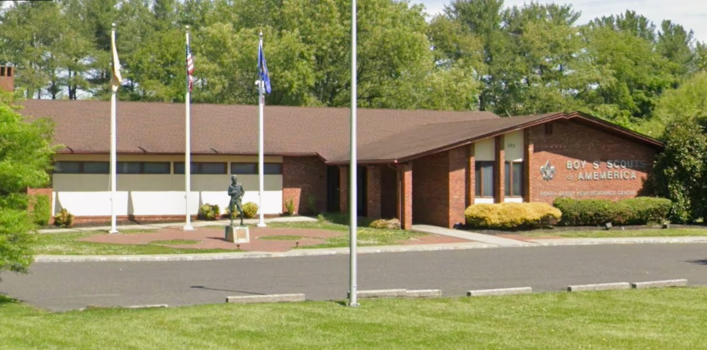 Exterior of the Rowan Scout Shop at the Garden State Council.