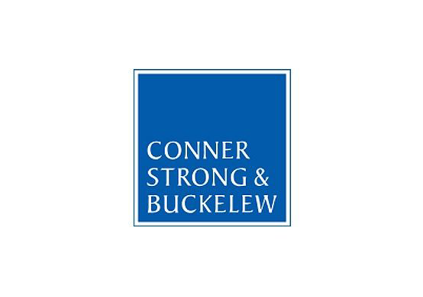 Conner Strong & Buckelew insurance, risk management, and employee benefits logo.